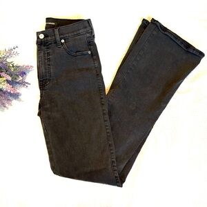 Lucky Brand Black High Waist Boot Cut Jeans  - 2 Long